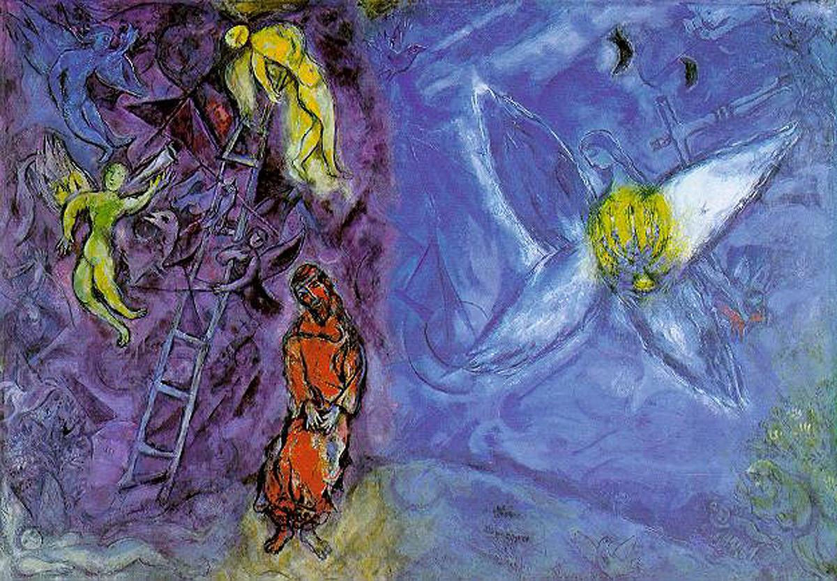 Der Jacob Dream Zeitgenosse Marc Chagall Ölgemälde